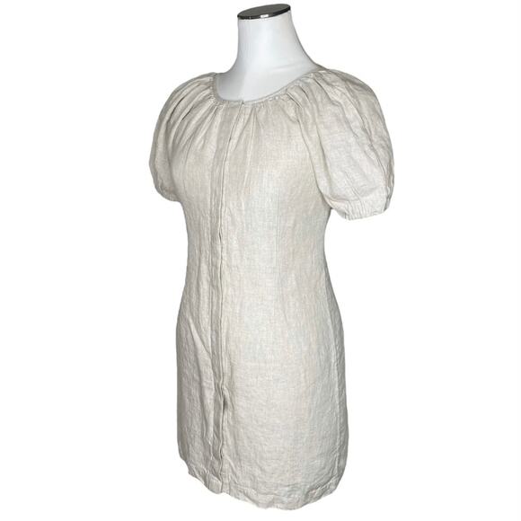 J. Crew V-back Linen Shirtdress - Picture 4 of 10